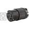 Ac Works Locking Connector, L14-30R, 30 A, 125/250V AC, Single Phase, 3 Pole, Black ASL1430R-BK - alternate 3